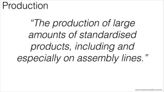 @wildfalcon
Running a company ? ?
Developing a
business model
? ?
Projects
Project Management:
Gantt Charts
Prince2
Waterfall
Pert Analysis
?
Production ? ?
 