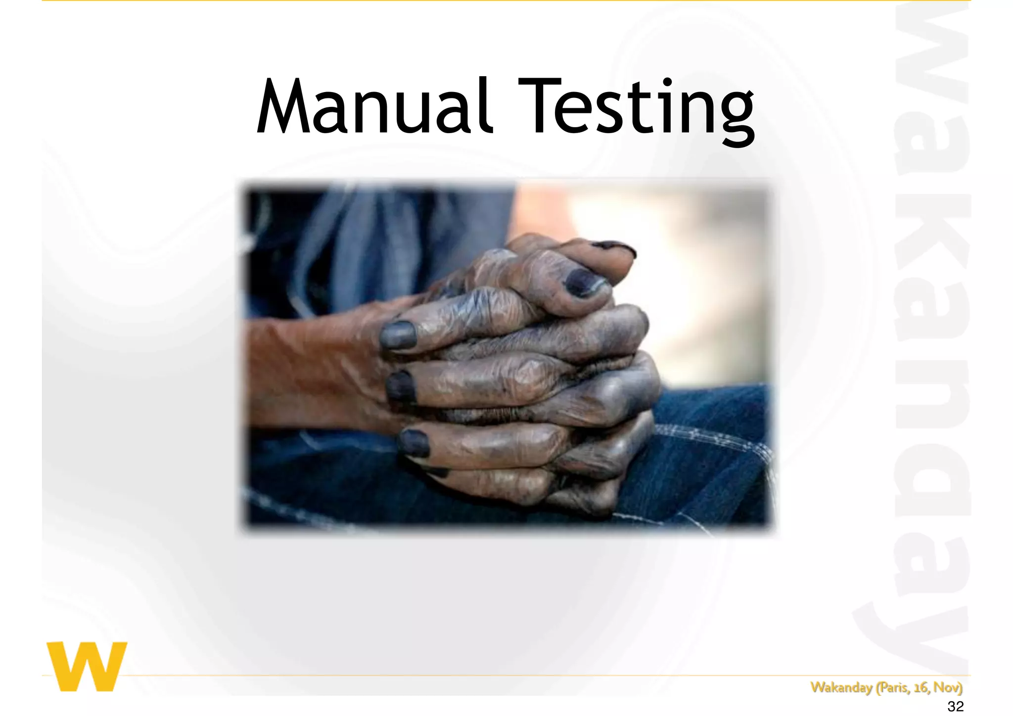 Manual Testing
32
 