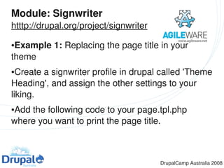 Drupal Modules