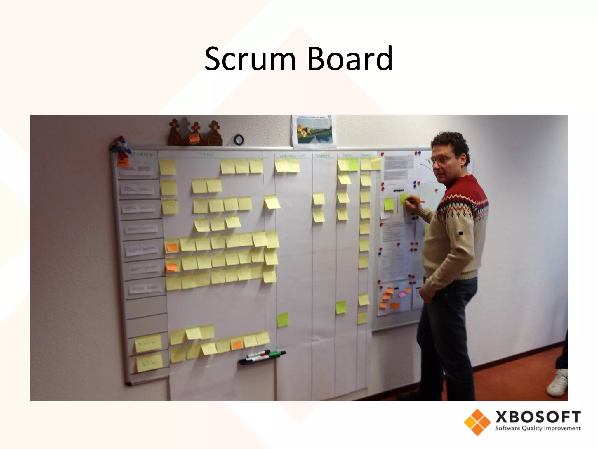 Scrum	
  Board	
  
 