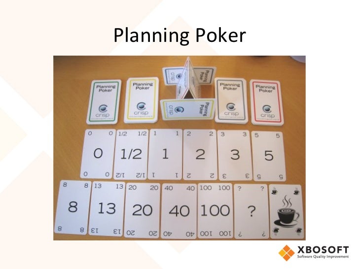Planning poker scrum institute
