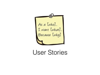 User Stories
 