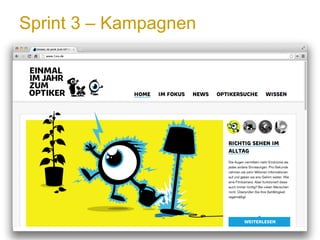 Sprint 3 – Kampagnen
 