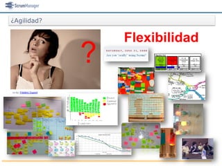 ¿Agilidad?


                             Flexibilidad
                         ?
cc-by: Frédéric Dupont
 