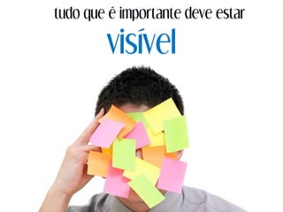 visível
tudo que é importante deve estar
 