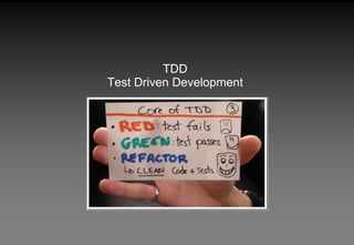 TDD Test Driven Development 