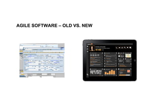 AGILE SOFTWARE – OLD VS. NEW
 