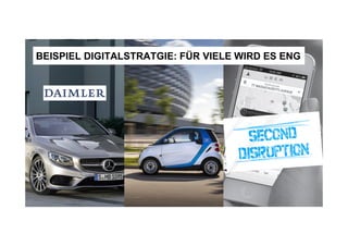 BEISPIEL DIGITALSTRATGIE: FÜR VIELE WIRD ES ENG
 