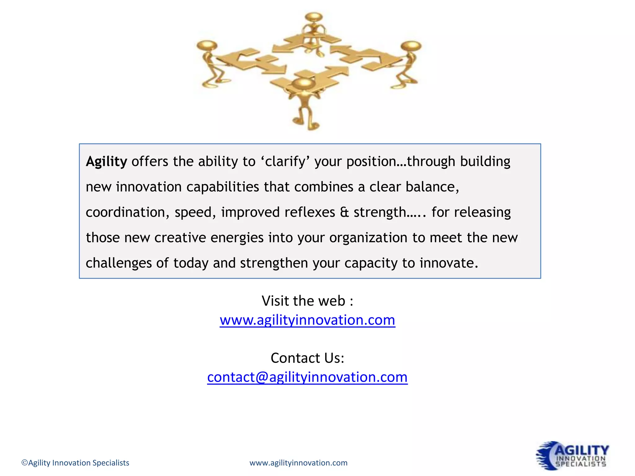 Agility  About Our Approach