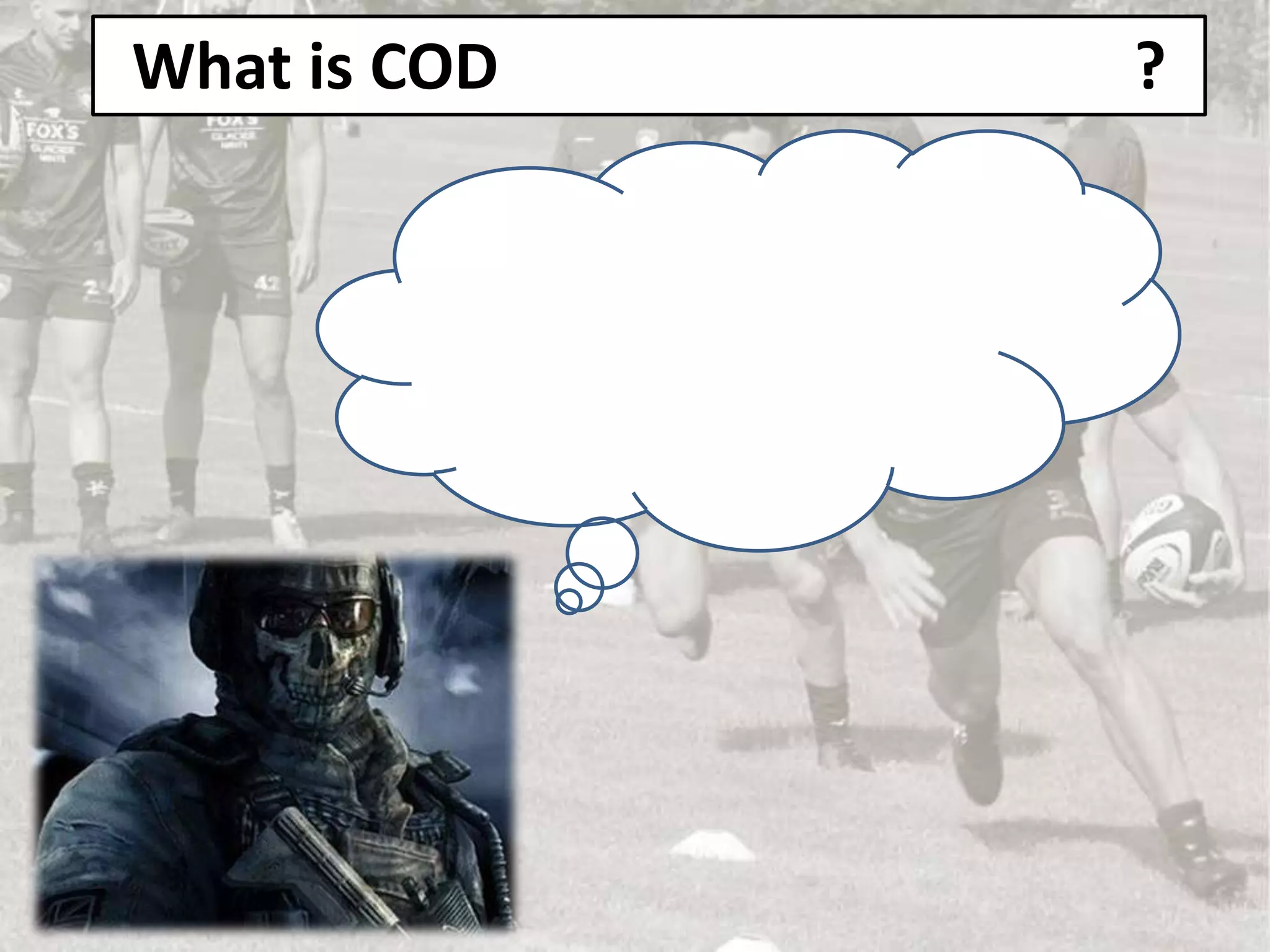 What is COD ?
 