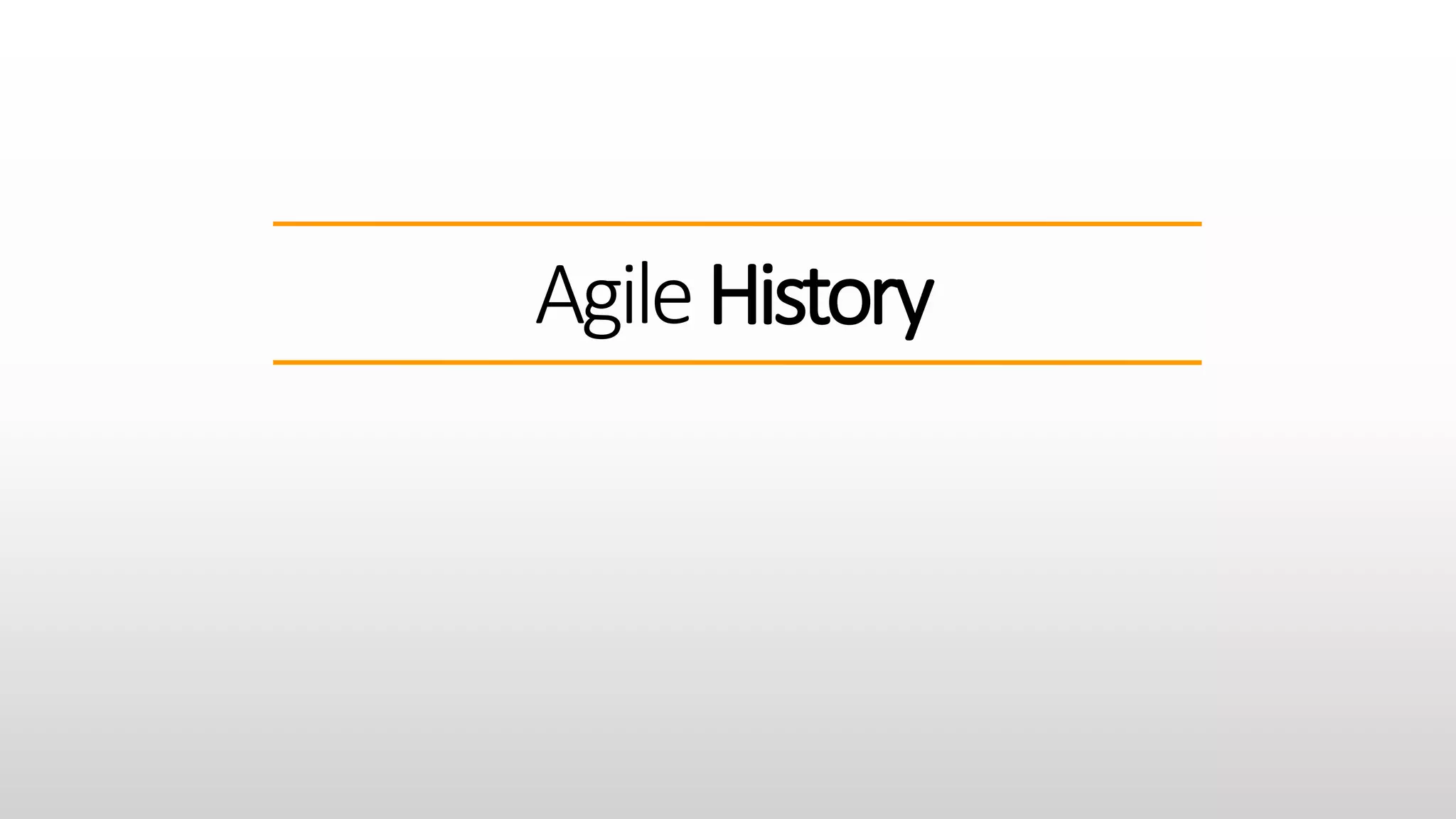 AgileHistory
 