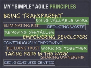 BUILDING TRUST
SHARING OWNERSHIP
WORKING	
 