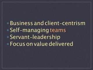  WORK
MY SIMPLE AGILE PRINCIPLES
ELIMINATING RISK
 