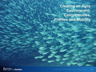 Creating an Agile
Environment:
Competencies,
Profiles and Mobility

41

 