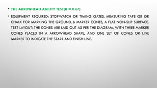 Agility training and testing. Test types | PPTX