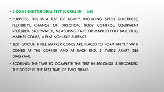 Agility training and testing. Test types | PPTX