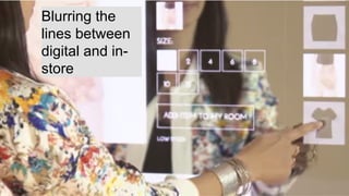Blurring the
lines between
digital and in-
store
 