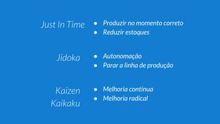 Melhoria contínua
 
