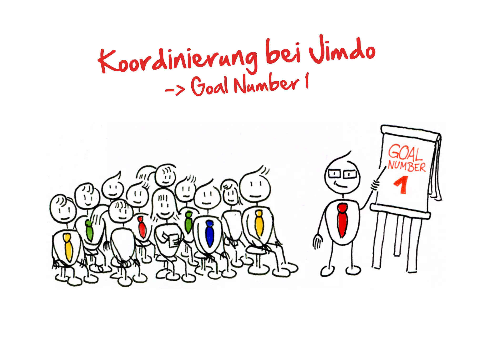 Koordinierung  bei  Jimdo  
-­>  Goal  Number  1  
 