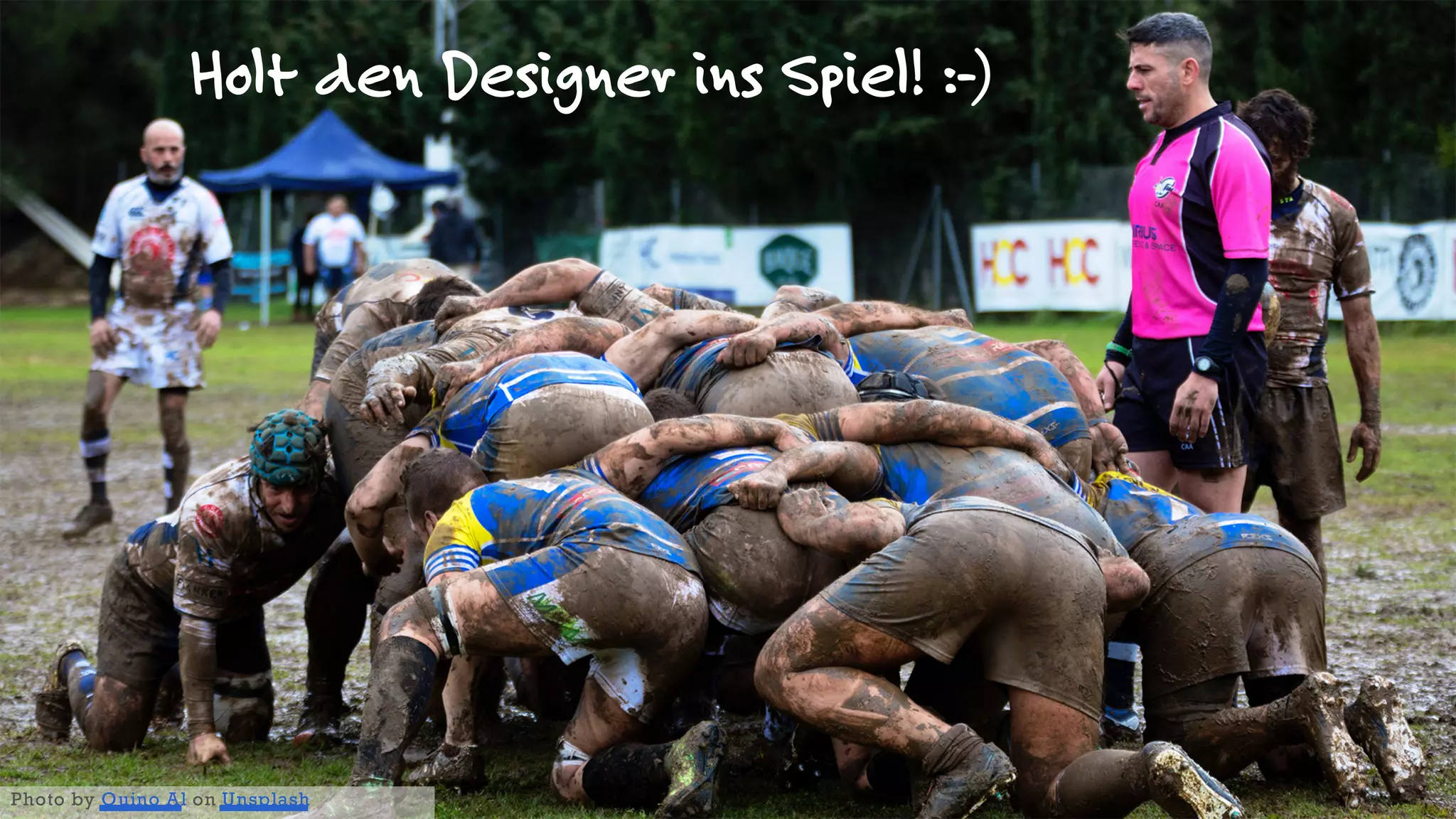 44
Photo by Quino Al on Unsplash
Holt den Designer ins Spiel! :-)
 