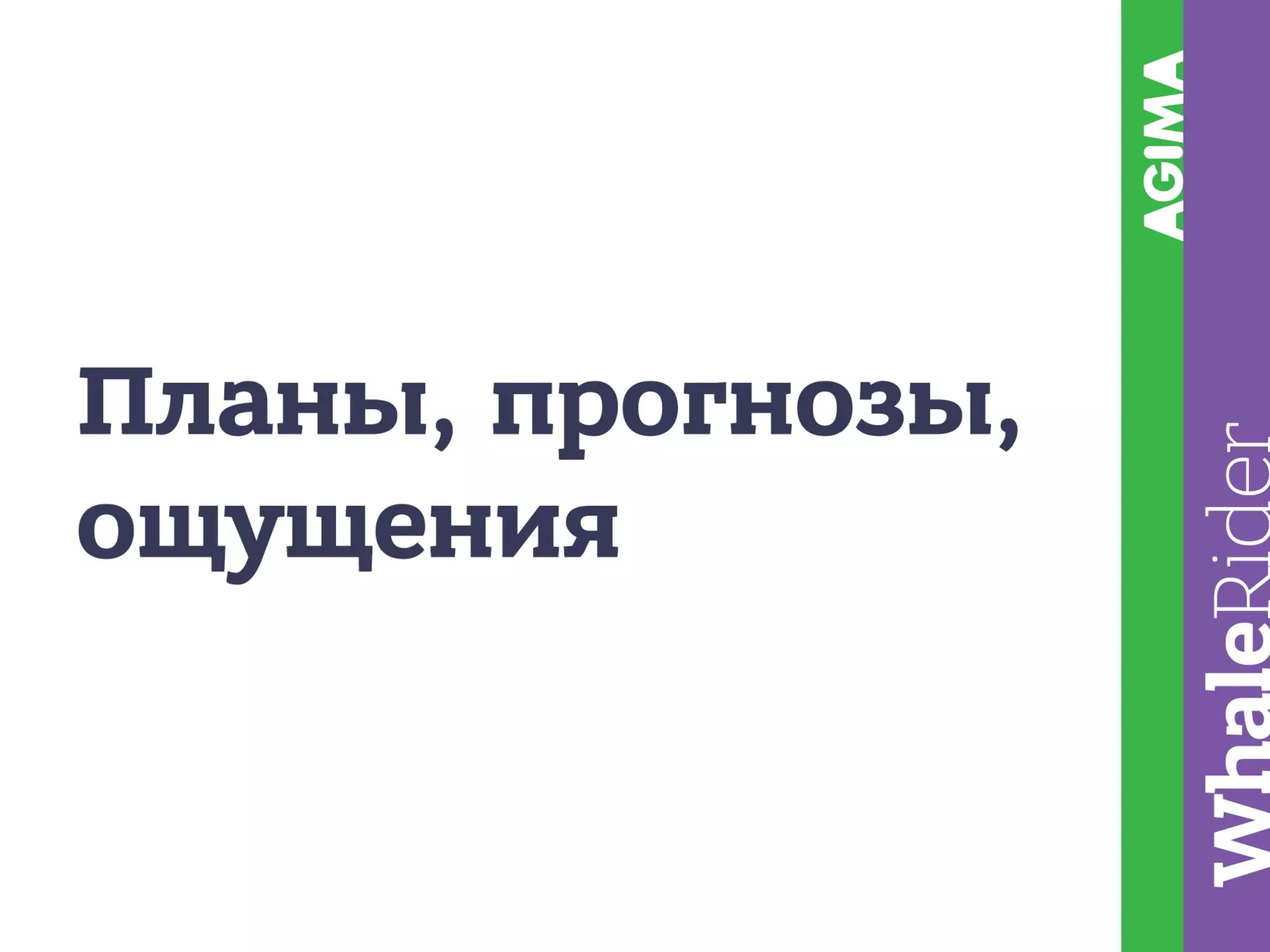 Построение планового производства / Рыжкин Андрей (AGIMA)