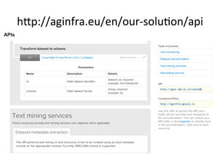 h[p://aginfra.eu/en/our-‐soluKon/api