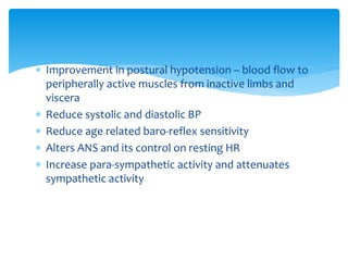 EFFECT OF AGING ON CARDIO-PULMONARY SYSTEM | PPTX