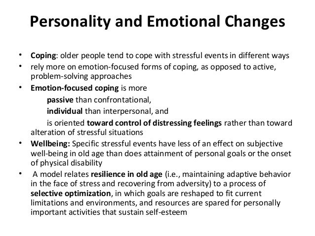 personality changes in adulthood personality changes in adulthood