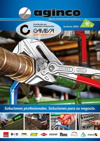 Nuevo catálogo Aginco, distribuido por Suministros GAMESA