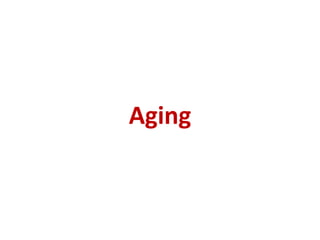 Aging
 