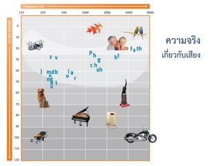 ความจริง
เกี่ยวกับเสียง
 