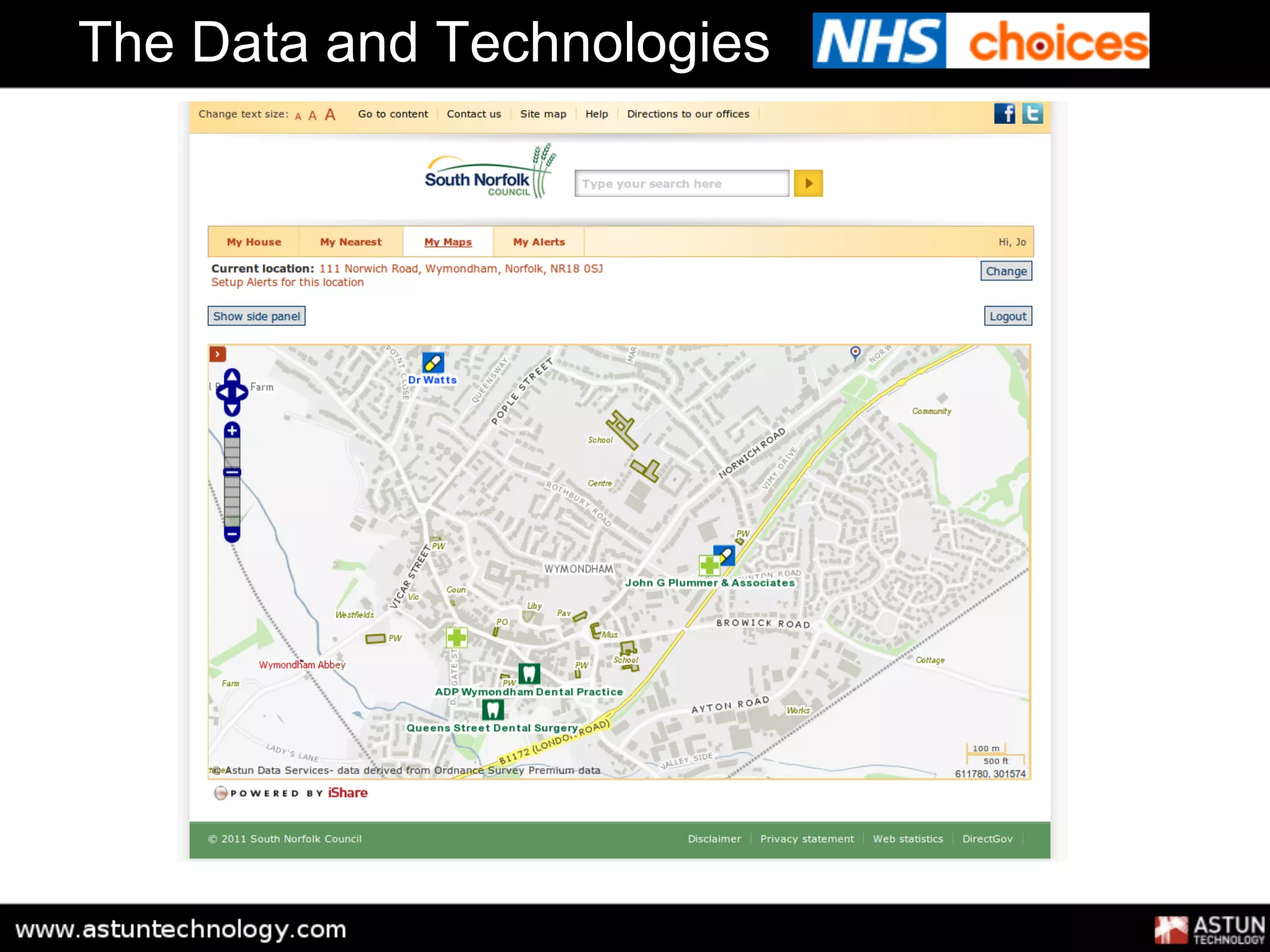 The Data and Technologies
 