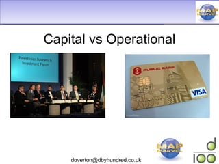 Capital vs Operational 