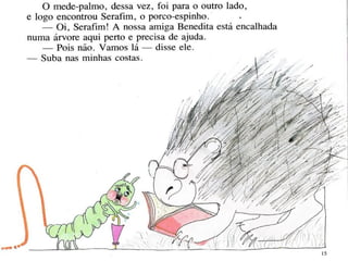 Agirafa e o mede palmo