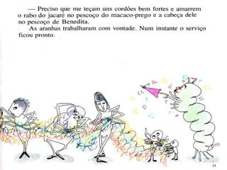 Agirafa e o mede palmo