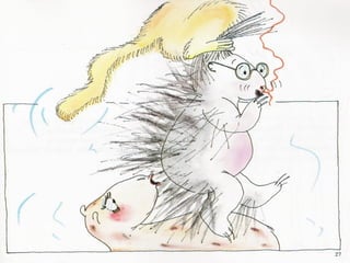 Agirafa e o mede palmo