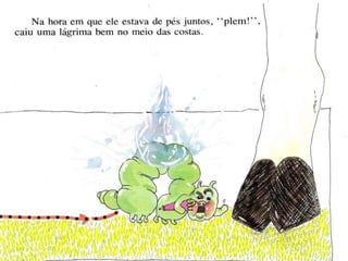 Agirafa e o mede palmo