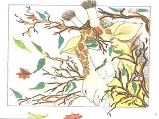 A girafa e o mede palmos