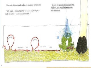 A girafa e o mede palmos