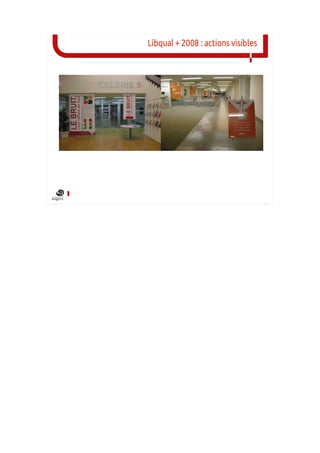 Libqual + 2008 : actions visibles
 