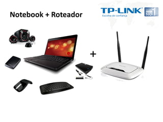 Notebook + Roteador




                      +
 