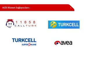 AGİS Hizmet Sağlayıcıları :
 
