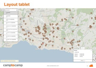 www.camptocamp.com
Layout tablet
13
 