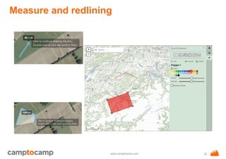 www.camptocamp.com
Measure and redlining
25
 