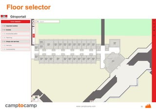 www.camptocamp.com
Floor selector
30
 