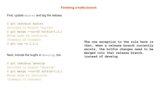 A Git Workflow Model or Branching Strategy | PDF