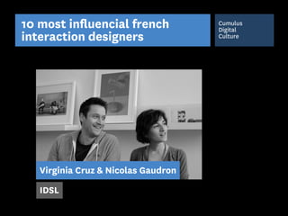 A glance  at french interaction design