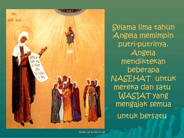 A Glimpse Of St Angela Merici And The Ursulines