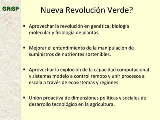 A global rice science partnership GRiSP