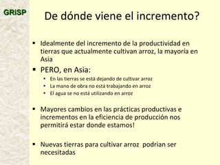 A global rice science partnership GRiSP